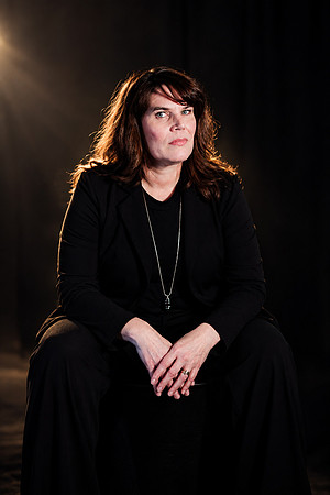 headshot backlit
