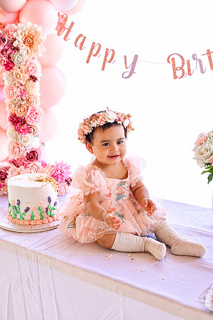Pastel First Birthday Cake Smash (7)