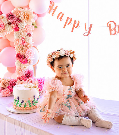 Pastel First Birthday Cake Smash (6)