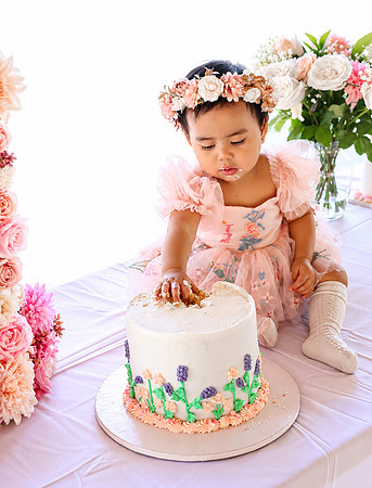 Pastel Flower Crown Cake Smash (1)