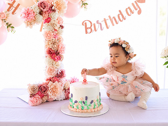 Pastel First Birthday Cake Smash-2