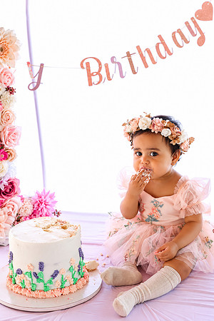 Whimsical First Birthday Cake Smash